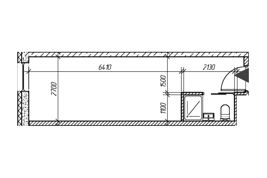 Квартира студия 23.2 м², 22/26 эт., Комплекс апартаментов «cOASIS VERTICAL»